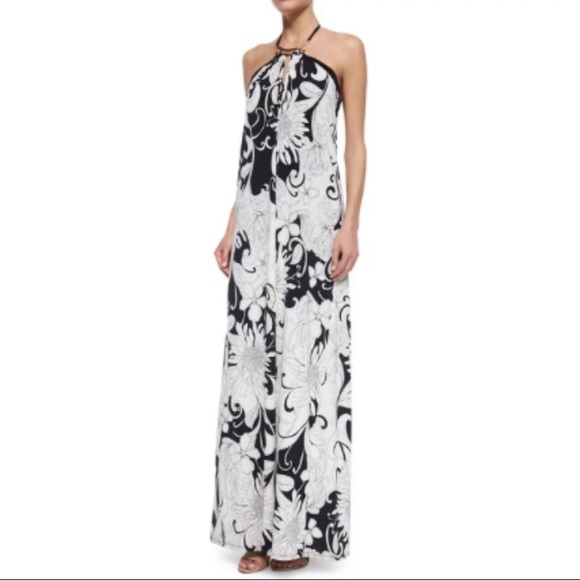 Trina Turk | Nikka Halter Floral-Print Maxi Dress - Picture 5 of 6